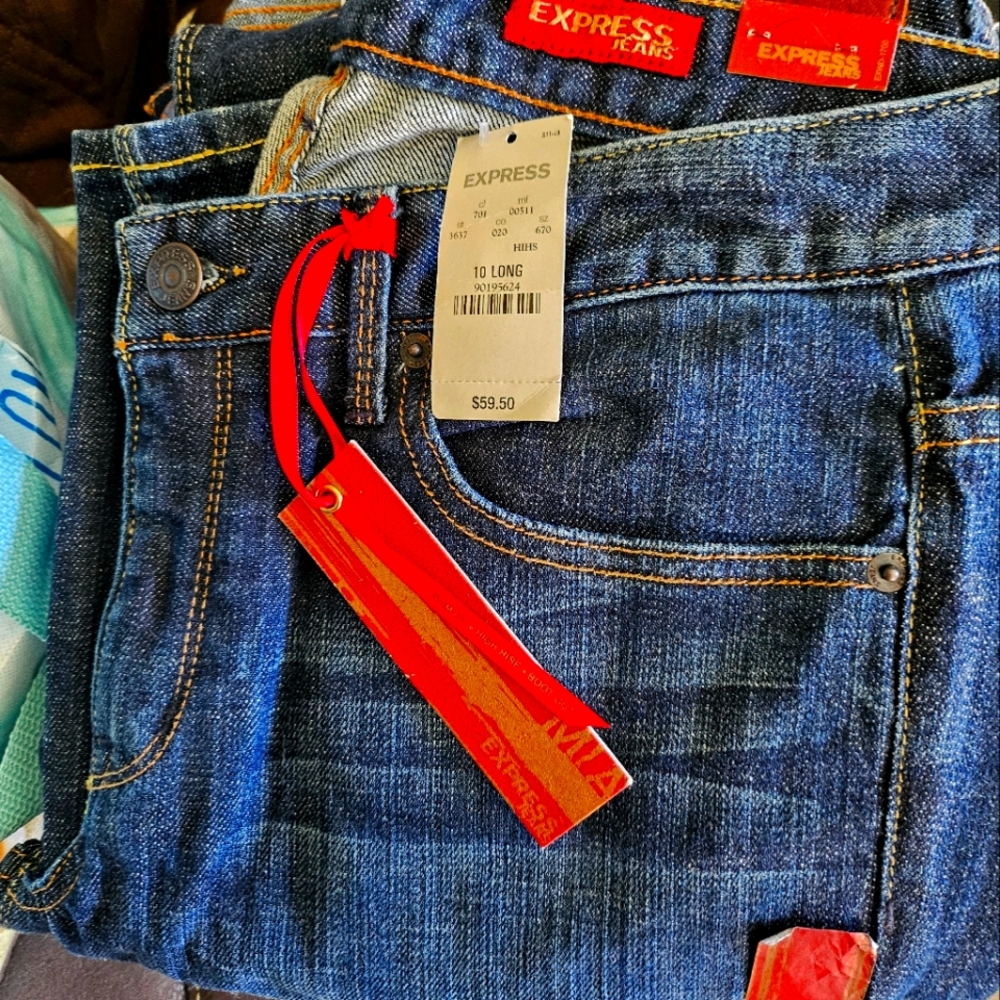 Express Mia Slim fit high rise boot cut